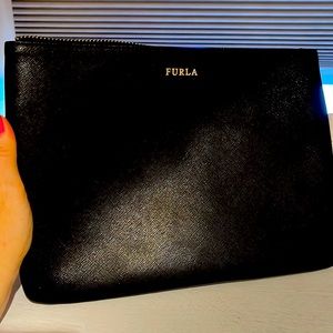 furla safiano leather pouch